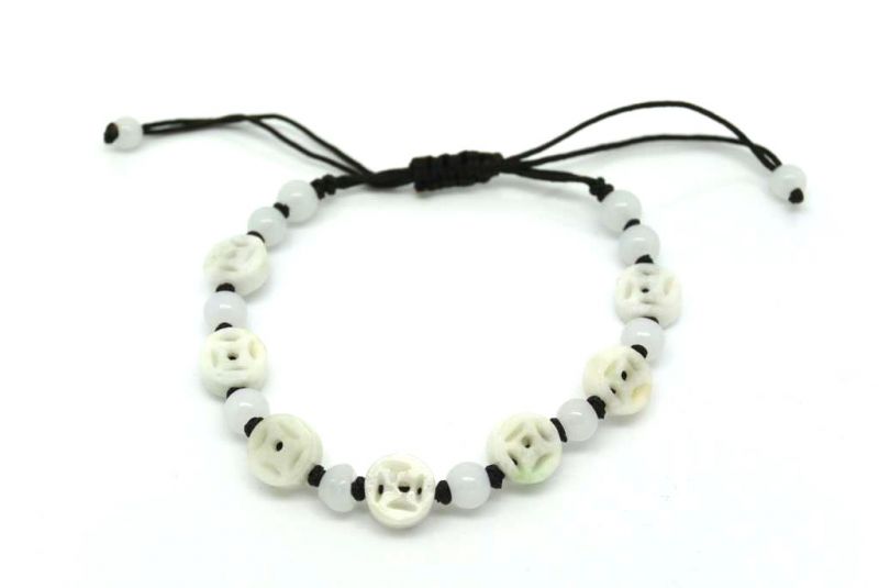 Small Jade Bracelet Small Coins 1