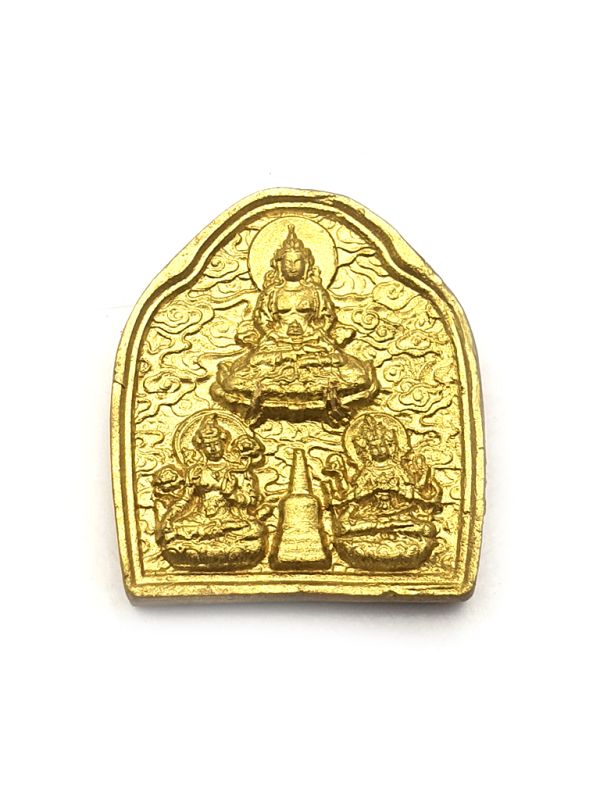 Small Tibetan Tsa Tsa - Sacred object - Zun Sheng Buddha - Māyā - White Tara 1