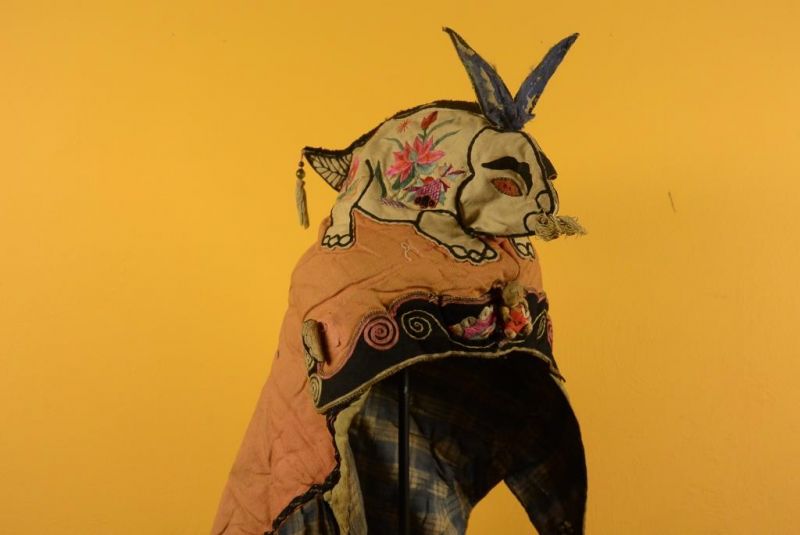 Sombrero viejo étnica Chino - Conejo 1