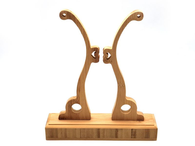 Haga clic en la imagen para ampliar Soporte para abanico japonés - Uchiwa - Grande 1