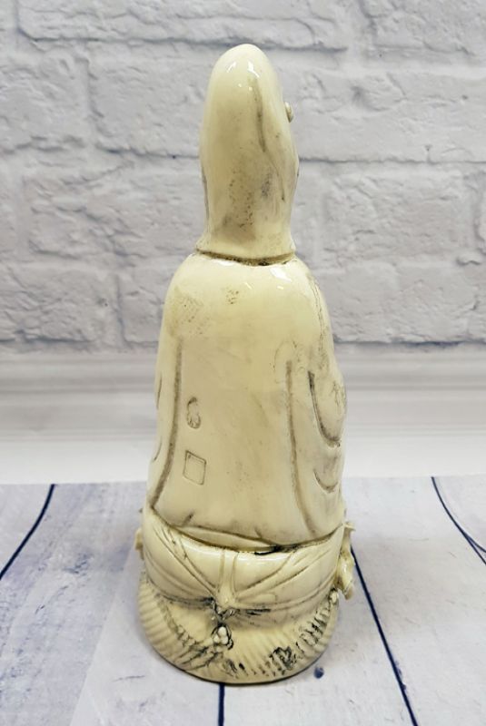 Statue chinoise blanche - Porcelaine Dehua - Déesse 4