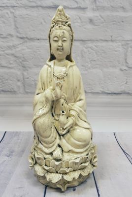 Statue chinoise blanche - Porcelaine Dehua - GuanYin