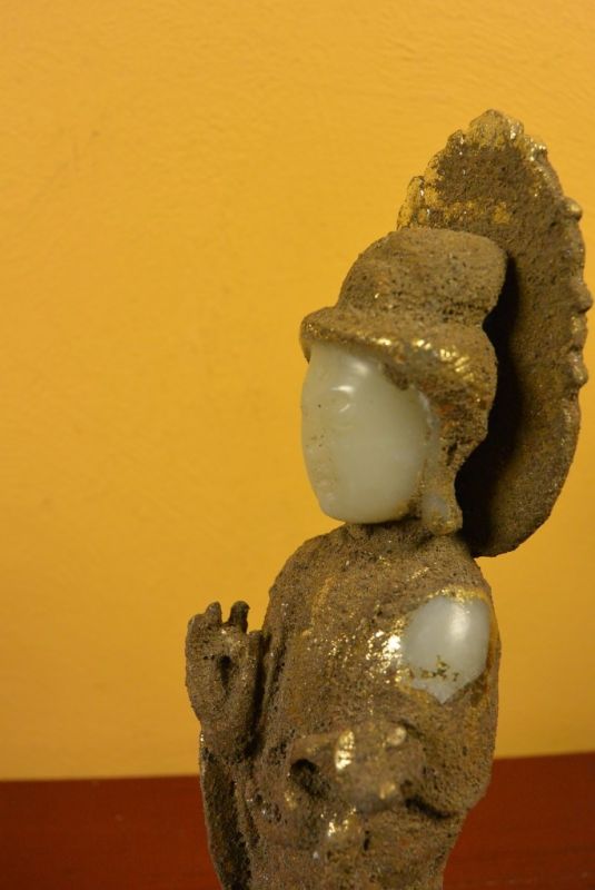 Statue en Jade Bouddha debout 5
