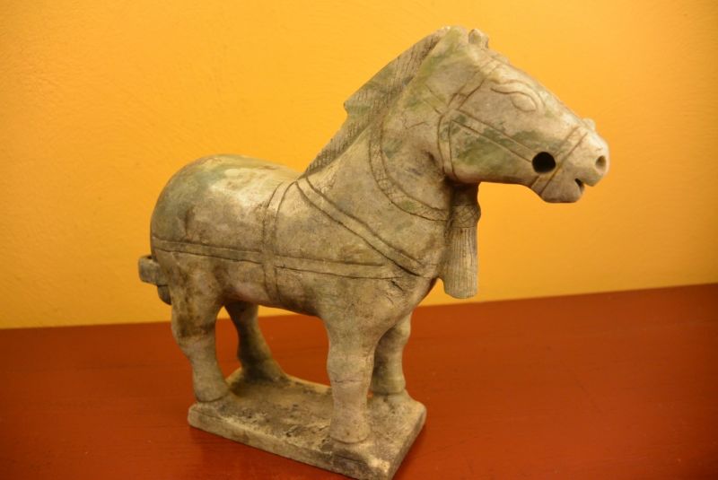 Statue en Jade Cheval Chinois 6 3