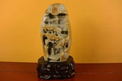 Statue en Jade pierre de jade gravée