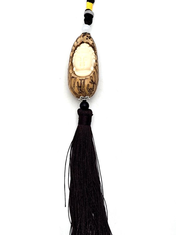 Steinnuss FengShui Tête déesse Guan Yin 2