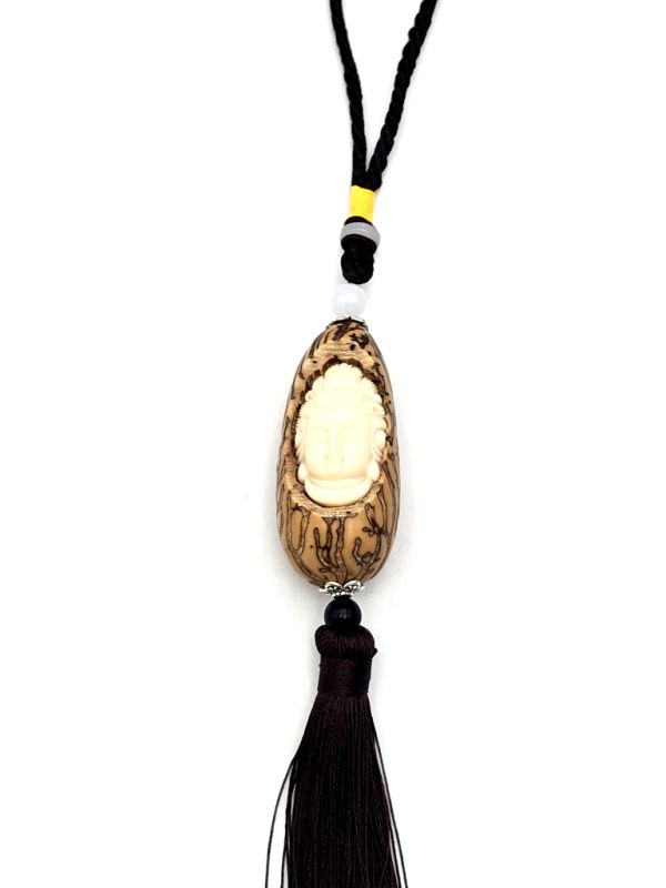 Steinnuss FengShui Tête déesse Guan Yin 3