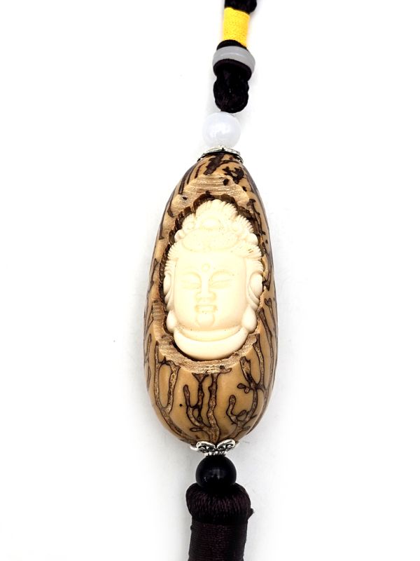 Steinnuss FengShui Tête déesse Guan Yin 4