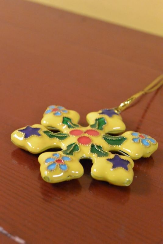 Stern Cloisonné Gelb 5