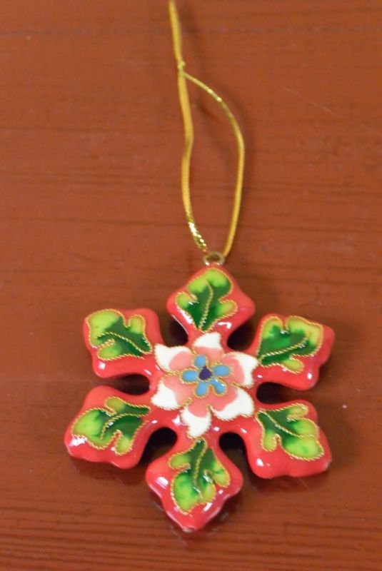 Stern Cloisonné Rot 3
