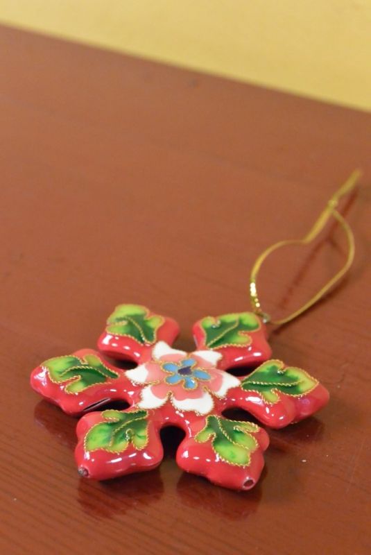 Stern Cloisonné Rot 4