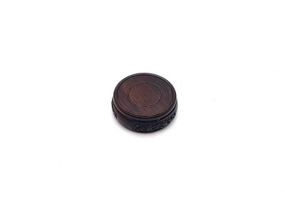 Support Chinois en Bois Rond gravé  6cm