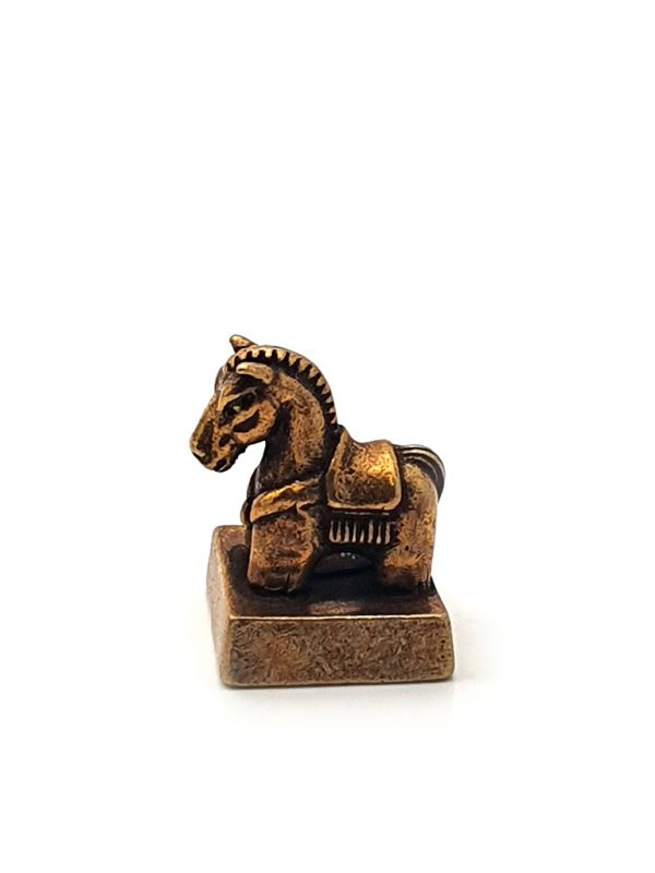Talisman Amulette - Tibet - sceau chinois - cheval 1