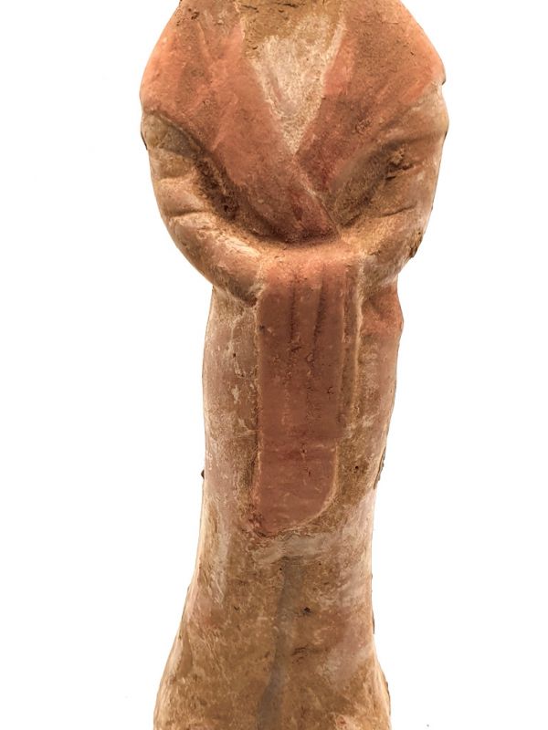 Tang Große Terrakotta-Statue Hofdamen 2 3