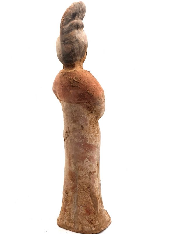 Tang Große Terrakotta-Statue Hofdamen 2 4