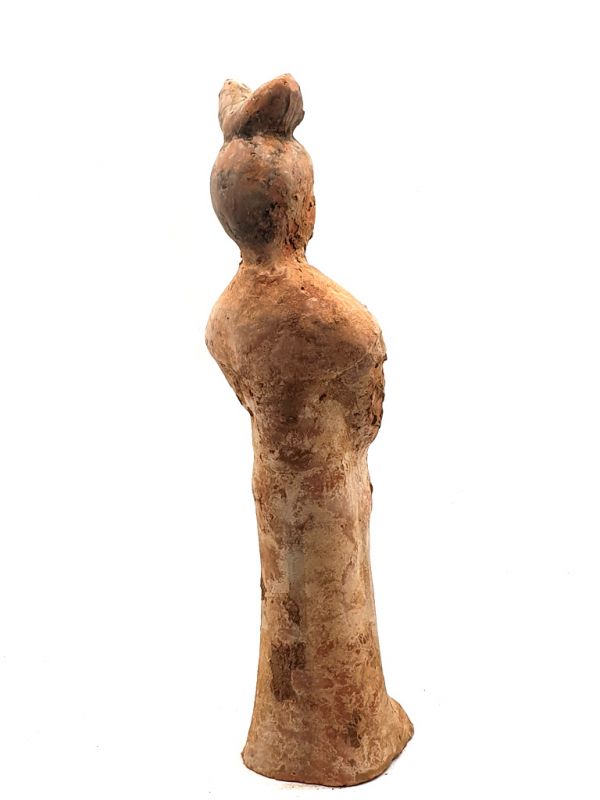 Tang Große Terrakotta-Statue Hofdamen 4
