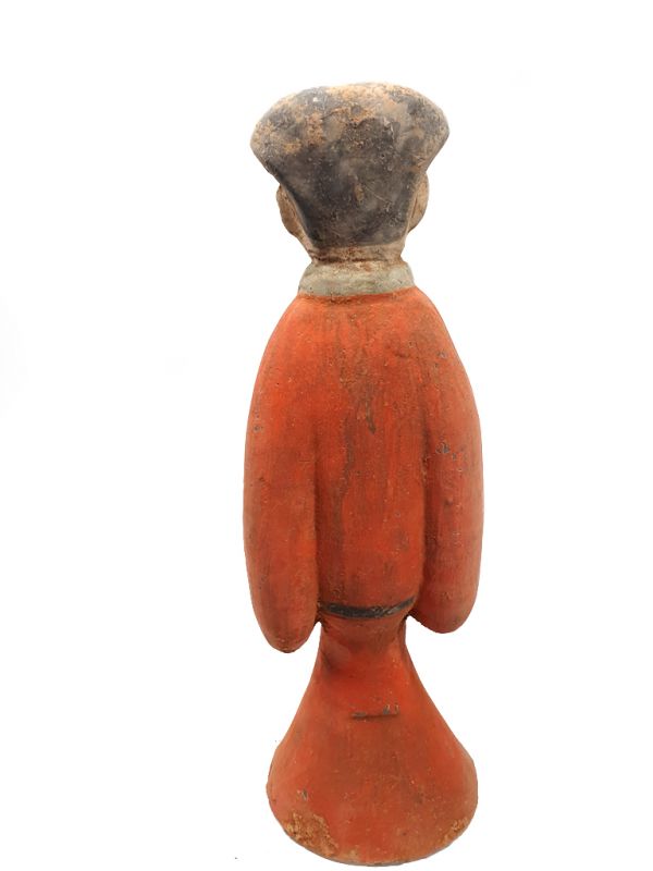 Tang sehr Große Terrakotta-Statue Hofdamen 2 5