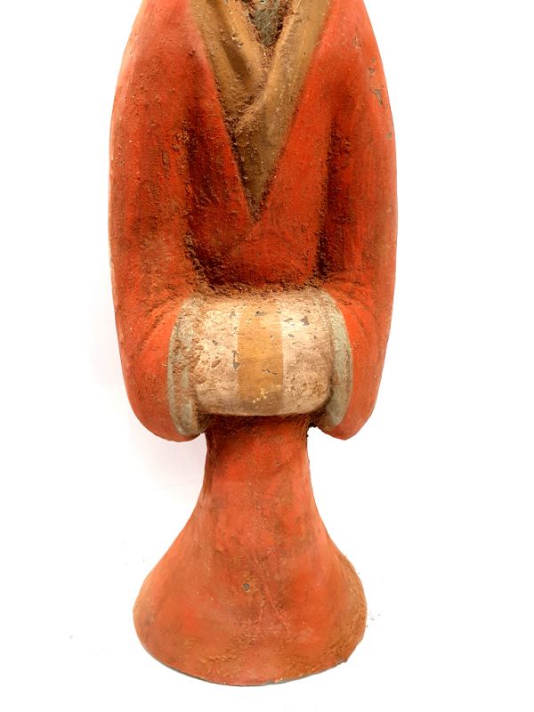 Tang sehr Große Terrakotta-Statue Hofdamen 3
