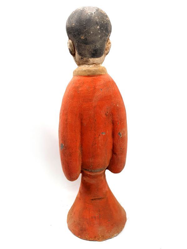 Tang sehr Große Terrakotta-Statue Hofdamen 5