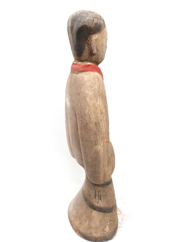 Tang sehr Große Terrakotta-Statue Hofdamen Schal 4