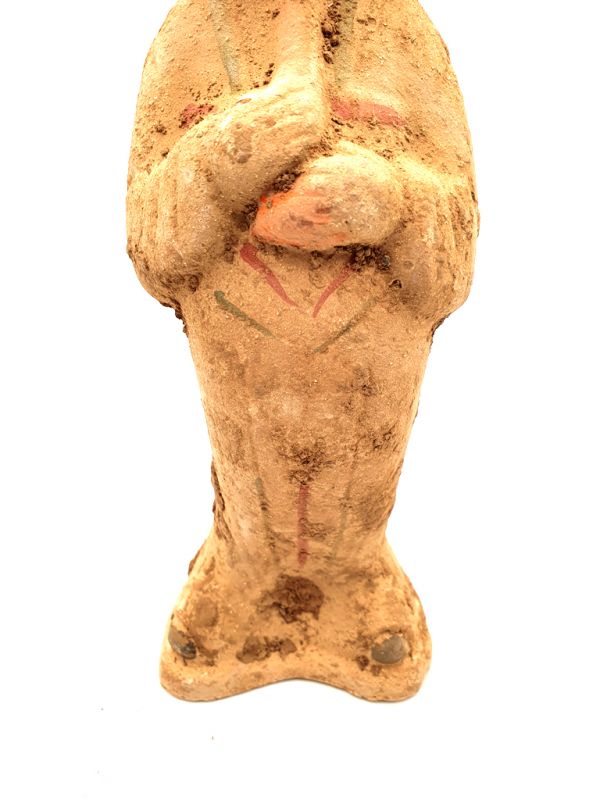 Tang terracotta statue - Court Lady - Fat Lady - Flute 3