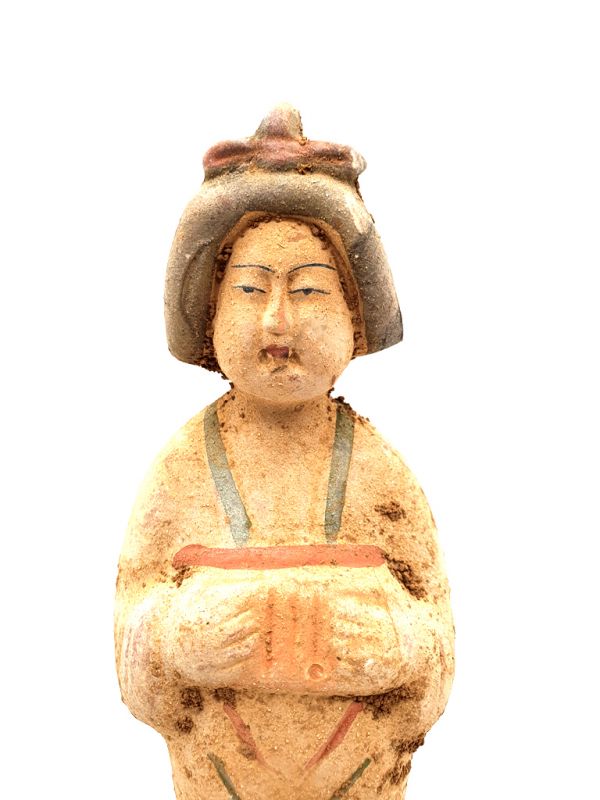 Tang terracotta statue - Court Lady - Fat Lady - Jewelry box 2