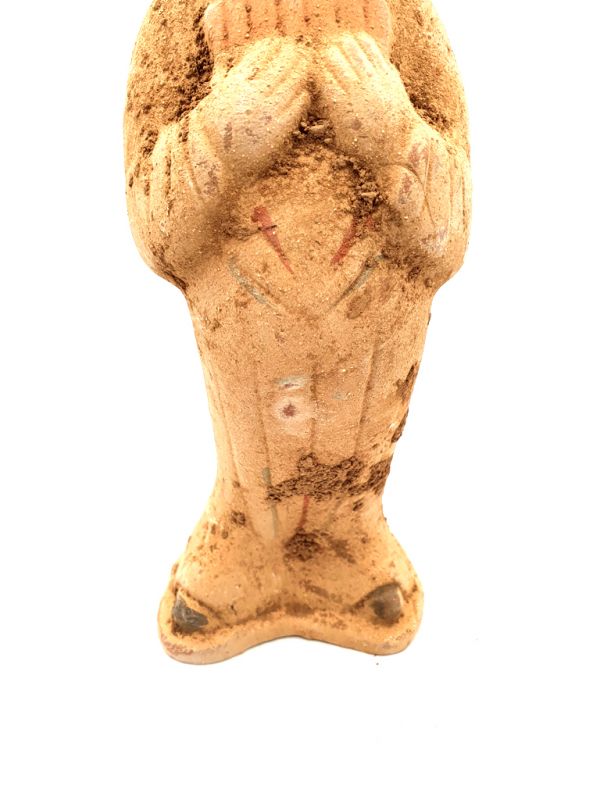 Tang terracotta statue - Court Lady - Fat Lady - Pan flute 3