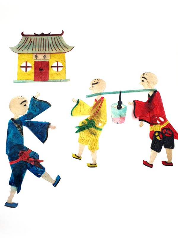 Teatro de sombras Chino - sombras chinas - Fábulas - los monjes shaolin 1