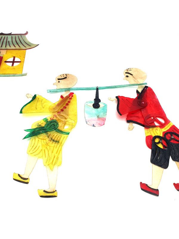 Teatro de sombras Chino - sombras chinas - Fábulas - los monjes shaolin 3