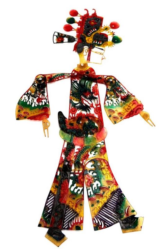 Teatro de sombras Chino - sombras chinas - Piying - Hombre 1