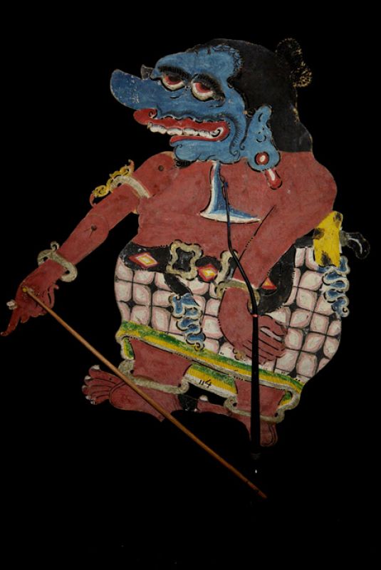 Teatro de sombras de Indonesia Wayang Kulit Galiyuk 1