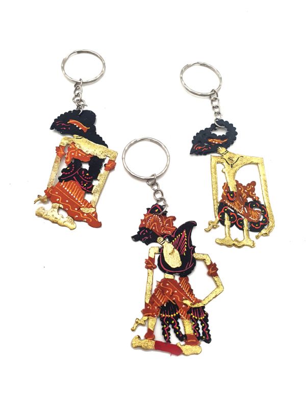 Teatro de sombras de Indonesia Wayang Kulit Pequeño llavero 2