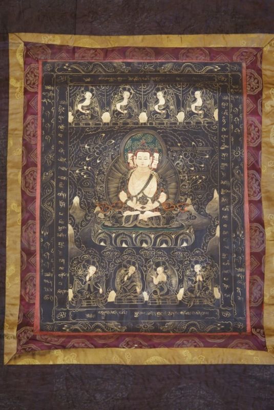 Thangka tibetana Pintura Buda Chenrezi 2