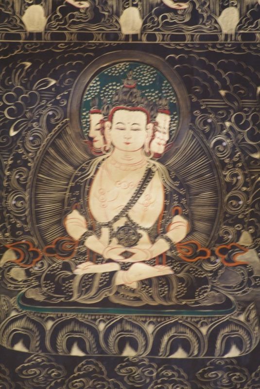 Thangka tibetana Pintura Buda Chenrezi 4