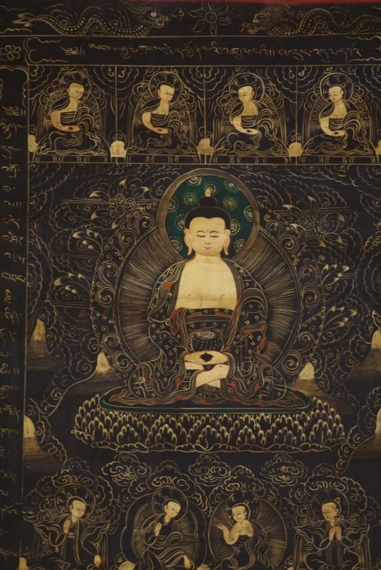 Thangka tibetana Pintura Buda 4