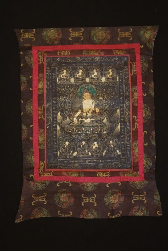 Thangka tibetana Pintura Tara oro 1