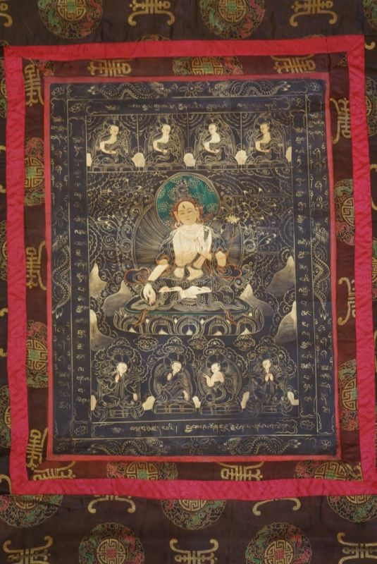 Thangka tibetana Pintura Tara oro 3