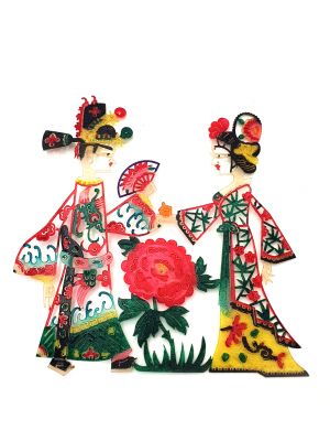 Théâtre d'ombres Chinois - Marionnettes PiYing - Grande fleur