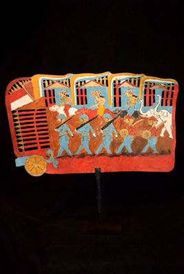 Théâtre d'ombres Indonésien Wayang Kulit Armée Théâtre d'ombres Indonésien Wayang Kulit Armée