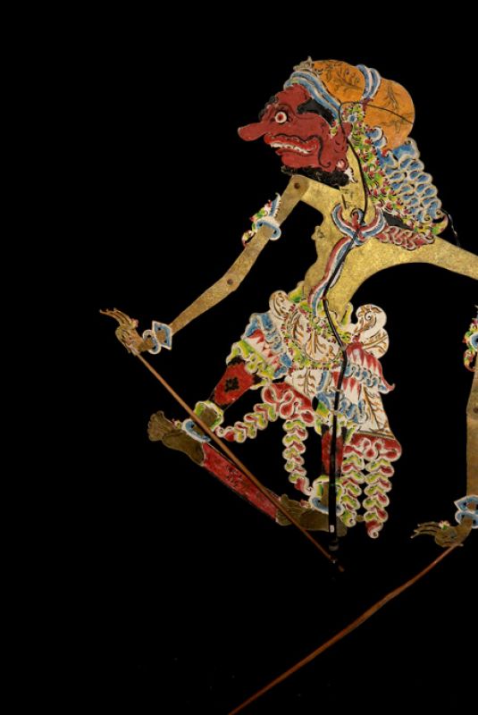 Thé tre d ombres Indonésien Wayang Kulit Aswatama