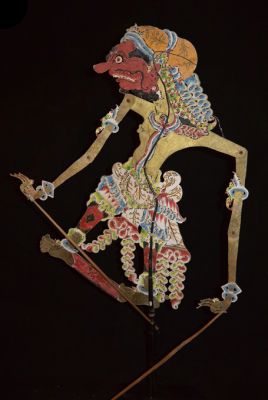 Théâtre d'ombres Indonésien Wayang Kulit Aswatama Théâtre d'ombres Indonésien Wayang Kulit Aswatama