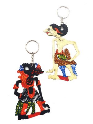 Théâtre d'ombres Indonésien Wayang Kulit Porte clés Théâtre d'ombres Indonésien Wayang Kulit Porte clés