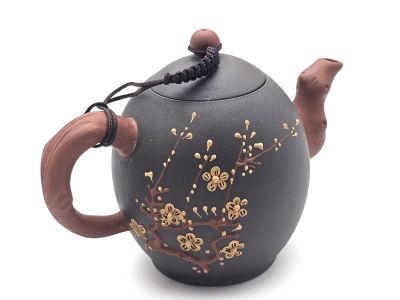 Théière chinoise en terre de Yixing - Argile Brune Zi Ni - art du thé - 420ml Théière chinoise en terre de Yixing - Argile Brune Zi Ni - art du thé - 420ml