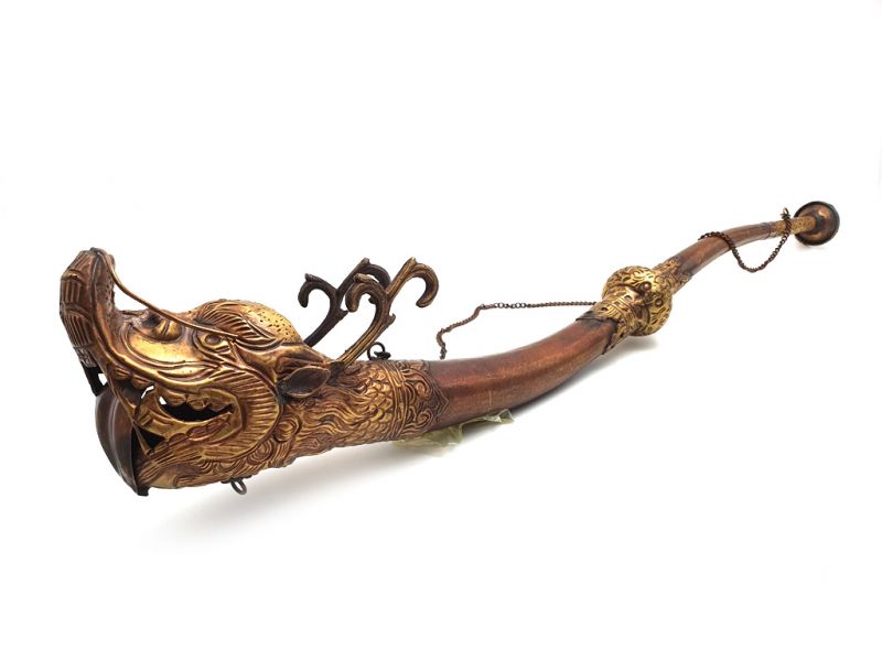 Tibetan Reliquary Dragon Trumpet 2