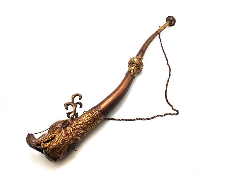 Tibetan Reliquary Dragon Trumpet 5