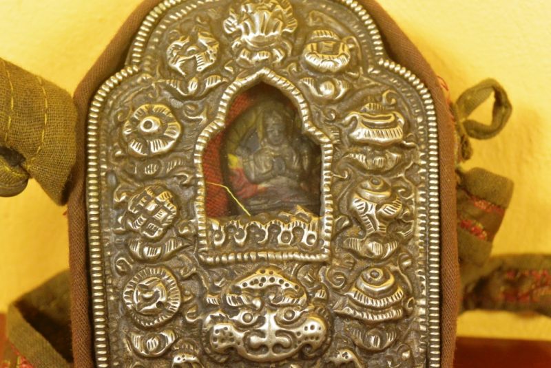 Tibetan Reliquary Portable Altar Shrine Prayer Box 3