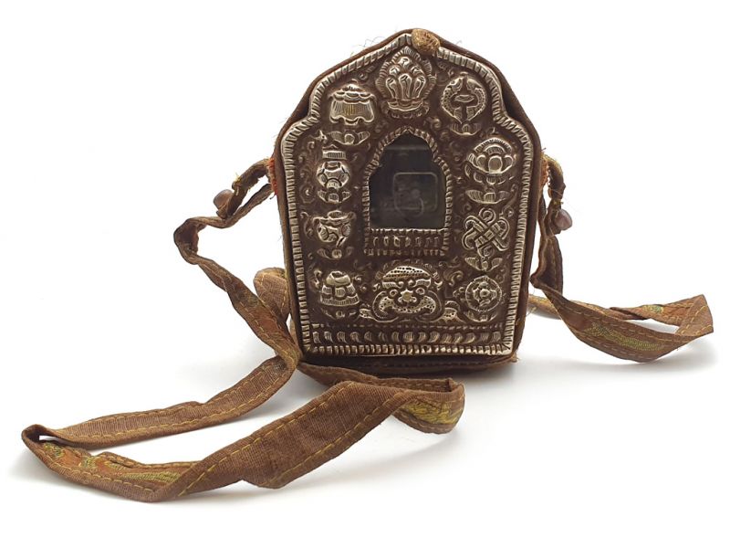 Tibetan Reliquary - Portable Altar Shrine Prayer Box 1