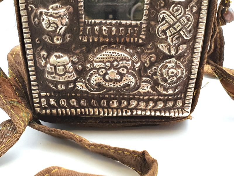 Tibetan Reliquary - Portable Altar Shrine Prayer Box 3