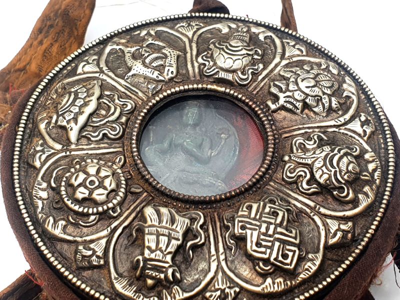 Tibetan Reliquary - Tibetan Travel Buddha - Round 3