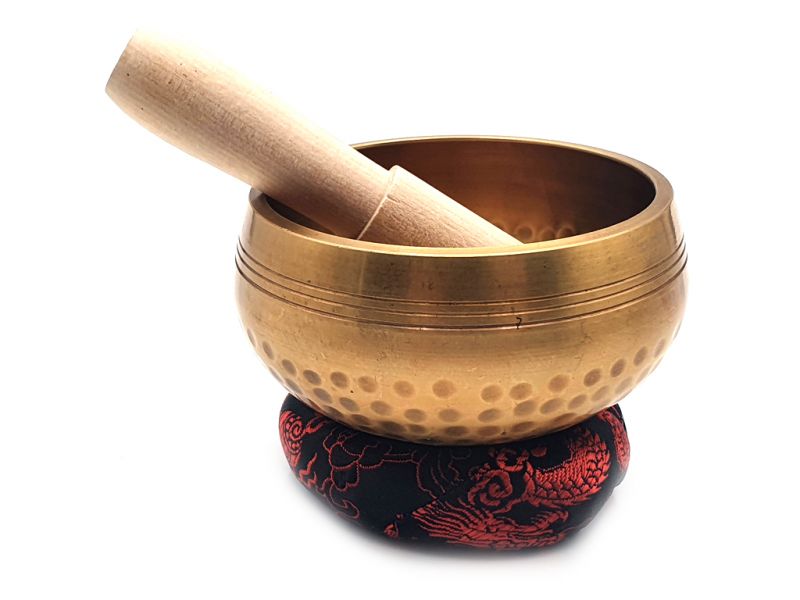 Tibetan Singing Bowl - 5 metals - Size M 2